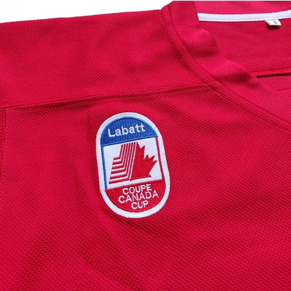 NEW Mens Wayne Gretzky Canadian Hockey Jersey Red - Picture 7 of 12